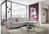 DIE PLANBAR Ecksofa MP-IN20110 L-Form grau 302x87x178cm optional Funktionen erhältlich, Federkern-Polsterung grau