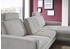 DIE PLANBAR Ecksofa MP-IN20110 L-Form grau 302x87x178cm optional Funktionen erhältlich, Federkern-Polsterung grau