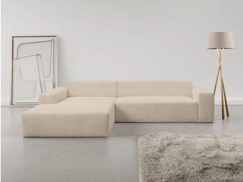 Woltra Ecksofa WERK2 Zeus-XL beige natur 311x70x210cm Curvy Trend Garnitur urbaner Optik natur