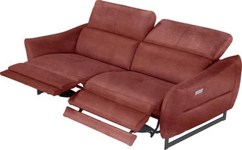 Egoitaliano 2,5-Sitzer Dafne Luxus-Micofaser 208x97x108cm marsala rot