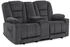 MCombo 2er Sitzer Relaxsofa 150° 174x105x73 cm grau