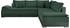 INOSIGN Ecksofa Night & Day L-Form beige 324x95x218cm rechts flaschengrün