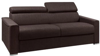 Kauf-Unique 4-Sitzer Schlafsofa VIZIR 216x97x223 cm Schokoladenbraun