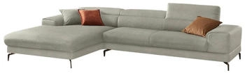 Willi Schillig Ecksofa piedroo, Designsofa mit L-Form Kopfteilverstellung mit Sitztiefenverstellung 343cm stone R66