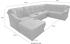 sit&more Wohnlandschaft Savona U-Form mit BettFunktion inklusive Federkern cafe
