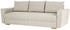 INOSIGN 3-Sitzer MAGHERA mit Bettfunktion und mit Wellenunterfederung, Cord und Struktur-Bezug, 230/92,5/79 cm creme