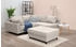 Home Affaire Ecksofa Toni L-Form Ottomane beidseitig montierbar, Federkern-Polsterung, beige