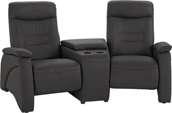 exxpo 2,5-Sitzer Ascoli Kinosofa mit Sitzkomfort Armlehnen inkl. RelaxFunktion mit Ablage Rückenlehne schwarz