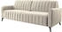 exxpo 3-Sitzer Grande, hochwertiges Schlafsofa Microvelours, mit Bettfunktion und Federkern beige