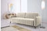 exxpo 3-Sitzer Grande, hochwertiges Schlafsofa Microvelours, mit Bettfunktion und Federkern beige