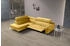 Egoitaliano Ecksofa Edith Designsofa Sitzkomfort L-Form inkl. elektrischer Relaxfunktion und manuell verstellbaren Kopfteilen gelb