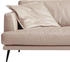 Egoitaliano 2,5-Sitzer Sophia, Designsofa mit extram Sitzkomfort Daunenfederung, inkl. 2 Kissen, paper