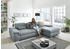 DIE PLANBAR Ecksofa MP-IN17041 L-Form mit Sitztiefenverstellung optional Kopfteilverstellung & BettFunktion steel