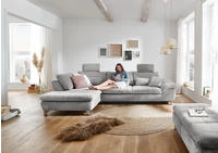 Die PlanBar Ecksofa "Ottomane MP-IN14007 L-Form, Breite 306 cm" wahlweise mit