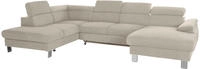 COTTA Wohnlandschaft "Komaris U-Form, in Echtleder Pampas Madras, B: 320 cm" mit