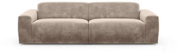 Trendmanufaktur Big-Sofa Braga mit Kaltschaum, Megasofa Cord modernes Couch mit Sitzkomfort 254/72/107 cm beige