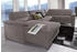 sit&more Wohnlandschaft Ascara U-Form inklusive Boxspring/Federkern-Polsterung, mit BettFunktion grau grau