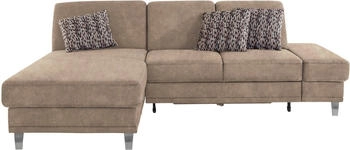 sit&more Ecksofa Clio L-Form mit Bettfunktion oder Vorziehsitz und Federkern beige sit&more Ecksofa Clio L-Form mit Bettfunktion oder Vorziehsitz und Federkern beige