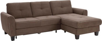 sit&more Ecksofa Varese L-Form mit Federkern mit Bettfunktion schoko sit&more Ecksofa Varese L-Form mit Federkern mit Bettfunktion schoko