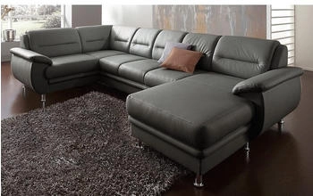 sit&more Wohnlandschaft Mailand U-Form mit Bettfunktion grau sit&more Wohnlandschaft Mailand U-Form mit Bettfunktion grau