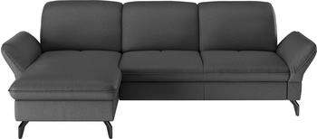 sit&more Ecksofa Leandro L-Form mit Bett-, Kopfteil - und ArmlehnFunktion anthrazit 267x88 cm - 106x200 cm sit&more Ecksofa Leandro L-Form mit Bett-, Kopfteil - und ArmlehnFunktion anthrazit 267x88 cm - 106x200 cm