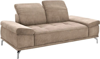 Places of Style 2-Sitzer Caluna, mit Sitztiefen- und Kopfteilverstellung beige