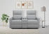 Home Affaire 2-Sitzer Daoulas, 2er-Kinosofa TV-Sessel Multimedia-Sofa mit Relaxfunktion Getränkehalter hellgrau