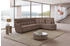 Egoitaliano Ecksofa Puffy, mit Ottomane, mit und ohne elektrischer RelaxFunktion mud
