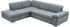 DIE PLANBAR Ecksofa MP-IN17041 L-Form Sitztiefenverstellung optional mit Kopfteilverstellung & BettFunktion steel