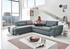 DIE PLANBAR Ecksofa MP-IN17041 L-Form Sitztiefenverstellung optional mit Kopfteilverstellung & BettFunktion steel