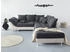 Collection AB Polstergarnitur Innsbruck (Spar-Set) Ecksofa und Hocker 247 cm hellgrau/anthrazit