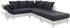 Collection AB Polstergarnitur Innsbruck (Spar-Set) Ecksofa und Hocker 247 cm hellgrau/anthrazit