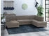 INOSIGN Wohnlandschaft Balme U-Form Inkl. Zierkissen mit BettFunktion stone