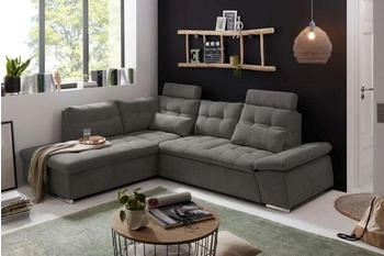 Stella Trading ED EXCITING DESIGN Ecksofa Nalo mit Schlaffunktion Stone