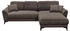 Stella Trading ED EXCITING DESIGN Ecksofa Bern mit Schlaffunktion & Bettkasten Espresso