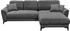 Stella Trading ED EXCITING DESIGN Ecksofa Bern mit Schlaffunktion & Bettkasten Anthrazit