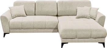 Stella Trading ED EXCITING DESIGN Ecksofa Bern mit Schlaffunktion & Bettkasten Ivory