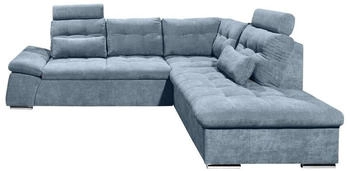 Stella Trading ED EXCITING DESIGN Ecksofa Nalo mit Schlaffunktion Denim
