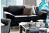 Trendmanufaktur 2-Sitzer Rondo 178 cm Armlehnen schwarz Couch mit Federkern und verschiedenen Bezügen bestellbar, schwarz