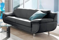 TRENDMANUFAKTUR 3-Sitzer "Rondo 207 cm, 3-Sitzer, komfortabel, Federkern...