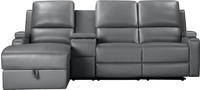 OTTO home Ecksofa "NAPORI Multimediasofa, 3er Kinosessel XXL, L-Form, 3...