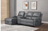 Home Affaire Ecksofa Napori Multimediasofa, 3er Kinosessel XXL, L-Form Kinosofa mit RelaxFunktion Getränkehalter, Staufach grau