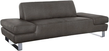 Willi Schillig 2-Sitzer taboo 202x76x91 cm S22 mit Armlehnenverstellung schwarz (pepper s22)