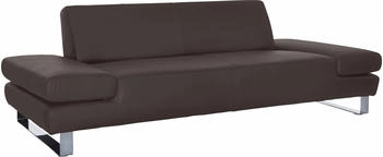 Willi Schillig 3-Sitzer taboo 232x76x91 cm Longlife Xtra-Leder Z59 mit Armlehnenverstellung braun (braun z59)