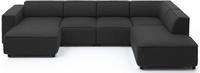 ATLANTIC home collection Wohnlandschaft "Bulky U-Form" in U-Form und XXL...