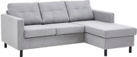 ATLANTIC home collection Ecksofa "Tea L-Form" Ecksofa, frei im Raum stellbar und