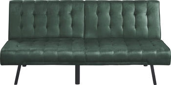Atlantic Home Collection 2-Sitzer Pierre gr&uuml;n 180x82x86cm Schlafsofa mit 3-stufiger Rasterfunktion mit Wellenunterfederung gr&uuml;n