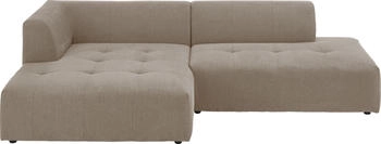 Atlantic Home Collection 3-Sitzer Leonardo 269x70x153cm Ottomane mit XXL-Liegefl&auml;che creme/beige