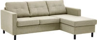 ATLANTIC home collection Ecksofa "Tea L-Form" Ecksofa, frei im Raum stellbar und