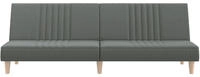 vidaXL Schlafsofa Dunkelgrau Stoff